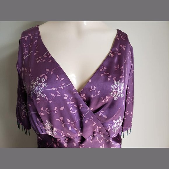 Never worn Vintage 100% Silk Dress - Please read description carefully - Picture 3 of 10